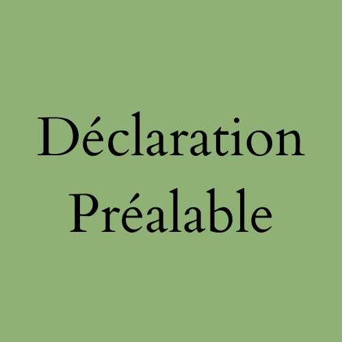 Déclaration Préalable(1)