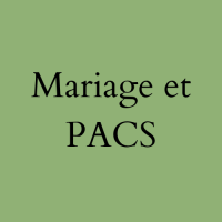 Mariage et PACS