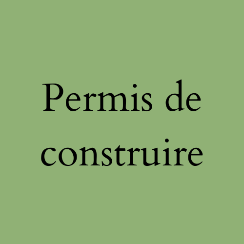 Permis de construire(1)