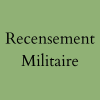 Recensement Militaire