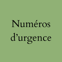 Numéros d’urgence